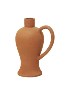 Maceta Ecológica de Aluminio Chapado en Oro Estilo Terracota Rústica, Diseño Tradicional de Jarra, Florero Decorativo con Aspecto Natural - Product Image 4
