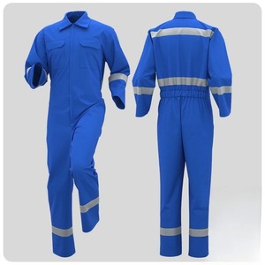 Ensemble de vêtements de travail pour hommes, printemps automne, vêtements réfléchissants, résistants à l'usure, résistants à la saleté, combinaison pour mécanicien soudeur - Product Image 1