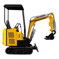 Accessoires pour mini-chargeuse sur chenilles : Godet, débroussailleuse à fléaux, pompe hydraulique, excavatrice compacte de 1,5 tonne pour accessoire de déchiqueteuse de souches