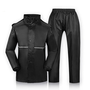 Traje Impermeable de Alta Visibilidad al por Mayor OEM con Chaqueta con Capucha Reflectante, Trajes Impermeables Oxford para Inspectores de Construcción - Product Image 1