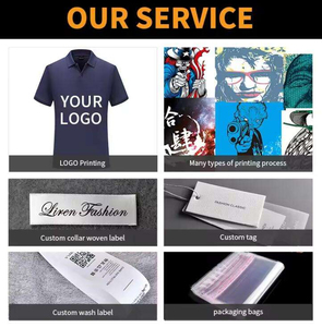 Classique, vente en gros, logo personnalisé imprimé par transfert thermique, 100% coton, hip-hop, pour chemise, col blanc, unisexe, manches longues, toutes tailles - Product Image 4
