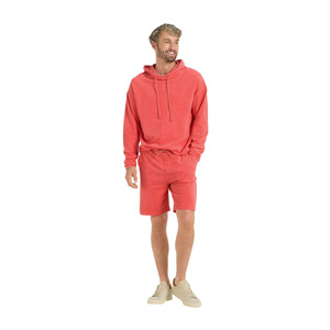 Nouveaux ensembles courts élégants et légers en molleton 100 % coton, respirants, coupe ample, à épaules tombantes, pour la saison hivernale - Product Image 2