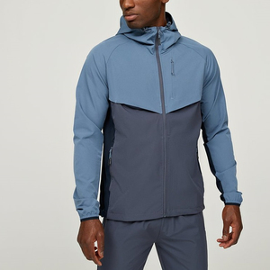 <b>Men</b> Tracksuit Set Hooded <b>Jacket</b> Pants Windbreaker Sportswear Running Gym Training Suit Heavyweight Activewear Outfit 2 1 Design - Product Image 6