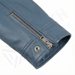 Veste de moto en cuir véritable pour homme de qualité supérieure, nouvelle arrivée, vestes de moto d'hiver, protections amovibles, personnalisables - Product Image 6