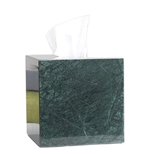 Granit meilleure vente marbre carré boîte à mouchoirs Design durable et élégant parfait moderne et luxe décor à la maison dessus de table de luxe - Product Image 1