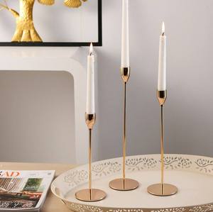 Eco Friendly Recyclable Metal <b>Candle</b> Holder <b>Set</b> for Sustainable Home Decor Export Pillar Matte Finished Trim - Product Image 5