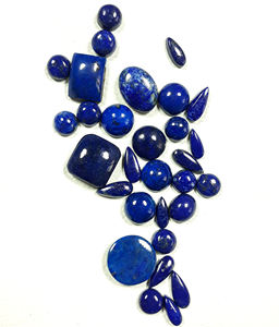 Pierre précieuse naturelle Lapis Lazuli cabochon, forme fantaisie, taille personnalisée, pierre en vrac pour la fabrication de bijoux, vente en gros en vrac - Product Image 2