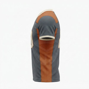 Maillot de football américain personnalisé pour homme, léger, respirant, avec nom et numéro, coupe athlétique confortable - Product Image 4