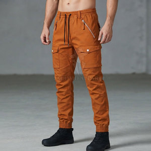 Training <b>Cargo</b> Trousers <b>Men</b> Tactical <b>Joggers</b> Multiple Pants <b>For</b> Hiking Running Travel And Outdoor Work With Pocket Storage - Product Image 3