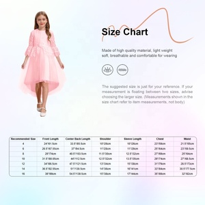 4-16 Robe de princesse personnalisée pour fille de 7 ans Robe d'anniversaire pour enfants Robe de remise de diplôme pour enfants Robes de demoiselle d'honneur pour fête de mariage - Product Image 6