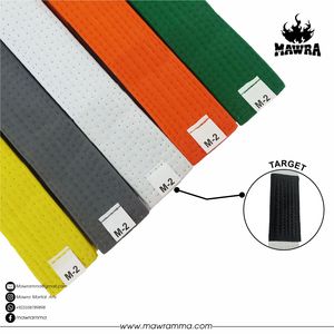 Cinturones de Artes Marciales MAWRA BJJ de Alta Calidad, Personalizados, Lisos, de Color, 100% Algodón, 210-400cm, Unisex PK - Product Image 2
