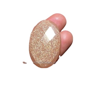 พลอยซันสโตนธรรมชาติ FAIJAN GEMS รูปทรงคาโบชองหลากหลาย ขนาดสั่งทำได้ รับรองโดยผู้ตรวจสอบอิสระ สำหรับทำเครื่องประดับ รัฐราชสถาน - Product Image 3
