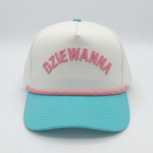 Gorra de Golf Personalizada de 5 Paneles, Sarga de Algodón, Visera Curva, Bordado 3D en Relieve, Proveedor de Gorras de Béisbol con Etiqueta Privada OEM - Product Image 1