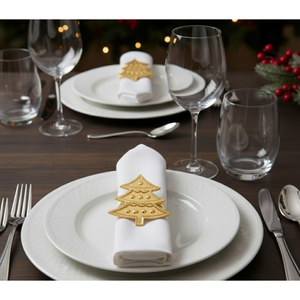 Anillo para Servilletas con Forma de Ancla Dorada, Decoración Náutica para Mesa de Comedor, Bodas en la Playa, Fiestas, Hebilla de Metal Pulido para Hogar y Cocina - Product Image 4