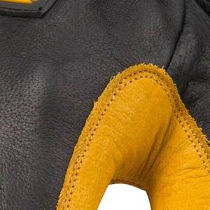 Gants de soudage TIG professionnels de haute qualité avec doublure en cuir et coton, protection durable des mains et des bras, service OEM personnalisable - Product Image 4