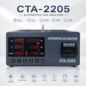 Korean Automotive Exhaust Analyzer CO HC CO2 O2 NOx 4,5 Gas Vehicle Emission Testing Equipment with <b>Printer</b> OEM ODM - Product Image 2