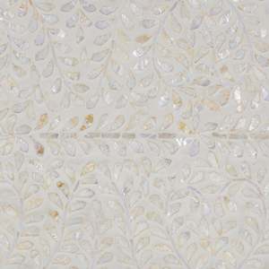 Mother Of Pearl <b>Console</b> <b>Table</b> Capiz Shell Mosaic Entryway Desk <b>Narrow</b> Accent MOP Furniture For Living Room Bedroom Home Decor - Product Image 5