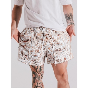 Shorts de sport pour homme en mesh avec logo personnalisé, motif graphique, légers, respirants, pour le basketball et l'entraînement - Product Image 2
