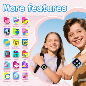 Montre connectée pour enfants HT40, montre d'apprentissage, écran IPS de 1,83 pouce, utilisation <span class=keywords><strong>hors</strong></span> <span class=keywords><strong>ligne</strong></span>, aucune application requise, étanche IP68, tracker de fitness, logo OEM - Product Image 2