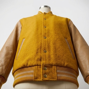 Chaqueta de Béisbol Estilo Universitario para Hombre, Invierno, Casual, Corte Regular, Forro de Satén - Product Image 5