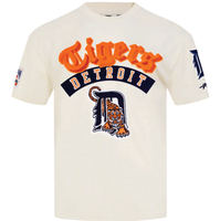 Kaos Pria Lengan Pendek Detroit Pro Warna Polos dengan Logo Cetak di Depan, Regular Fit, Gaya Kasual, 100% Katun Organik, Bernapas