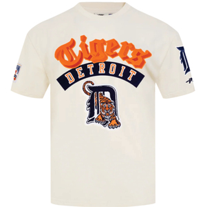 T-shirt à manches courtes pour homme Detroit Pro, logo imprimé sur le devant, coupe classique, style décontracté, 100% coton biologique respirant - Product Image 1