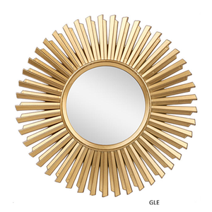 Wholesale Modern Iron Round Wall Mirror for Home Living & Bedroom Decor Stylish Handmade Adjustable Wall Hanging - Product Image 1