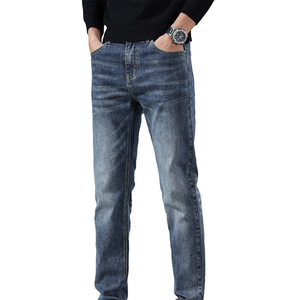 Nouveau Jean Skinny Homme Premium Personnalisé – Pantalon en Denim Extensible Coupe Crayon Ajustée Décontractée Grande Taille pour Hommes - Product Image 1