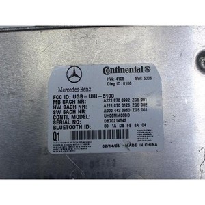 โมดูลควบคุมบลูทูธสำหรับรถยนต์ S-class ปี 2005-2009 ของแท้ OEM รุ่น A2218708992 มือสอง - Product Image 6