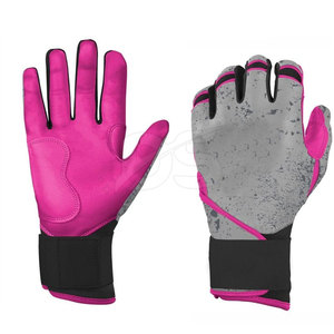Gants de sport sans doigts gris rose respirants antidérapants avec sangle de poignet réglable unisexe toutes saisons - Product Image 5