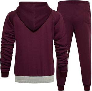 Ensemble Survêtement Homme à Capuche Manches Longues Entièrement Zippé pour Course et Sport – Vente en Gros, Personnalisé, Nouveau Style, Haute Qualité - Product Image 5