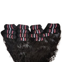 Extensions de cheveux humains vierges indiens Remy, ondulés, non traités, en lots de tissage de temple de Chennai, vente en gros, fournisseur en vrac