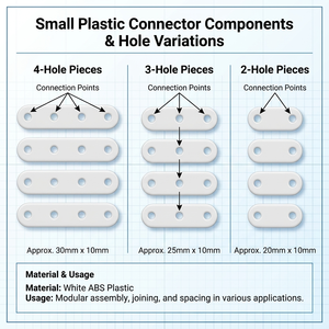 Perles entretoises en os naturel sculptées à la main, entretoises en os de buffle à 2, 3 ou 4 trous pour bijoux multi-brins, fournitures d'artisanat - Product Image 6