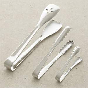 Luxury Gold Plated Metal Bread Tongs Professional Stainless Steel Cooking Tongs Non-Slip Steak <b>BBQ</b> Tong for Restaurant Wedding - Product Image 6