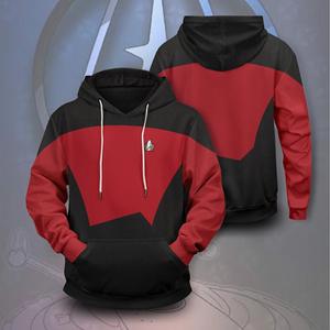 New Star Falle Star Trek Loose Kids Adultos Sudadera con capucha de manga larga Streetwear Cosplay Sudadera Sudaderas con capucha Top Coat Pullover con capucha- - Product Image 3