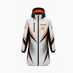 Vêtements d'extérieur chauds et naturels, vestes longues en textile, manteaux d'hiver matelassés, vêtements coupe-vent, vente en gros, vestes longues en textile sur mesure - Product Image 6