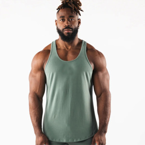 Débardeur Homme Haute Performance en Coton et Polyester Personnalisable – Idéal Été, Décontracté, Sport, Fitness, Entraînement – Respirant et Écologique - Product Image 1