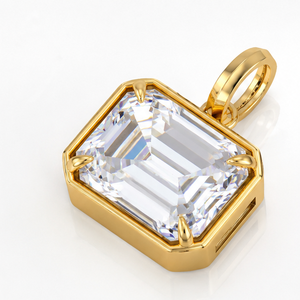 เครื่องประดับดีไซน์ทันสมัยไม่ซ้ำใคร ทองคำแท้ 14K รูปทรงสันติภาพแบบมินิมอล ไม่มีเพชร จี้ห้อยคอสั่งทำพิเศษ - Product Image 2