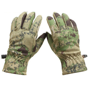 Outdoor Winter Warm Fleece Padded Men's Anti-Splash Non-Slip Velvet Touchscreen Windproof Plus Sports Riding Winter Warm <b>Gloves</b> - Product Image 3