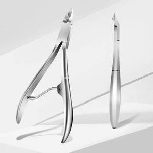 Professional High Quality Stainless Steel Curved Nail Cuticle Nipper 7cmm Jaw Pakistan Nail Care Finger Cuticle Clippers ANAAIF - Product Image 1