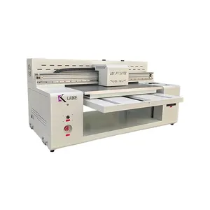 Practical Hot Sale Uv Flat Bed Printer Uv 90*60cm Plastic Card Printer For Glass Metal Acrylic PVC Sheet wood max height 25cm