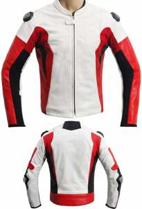 Veste de moto Bm Red Premium pour hommes, taille plus, respirante, séchage rapide - Product Image 2