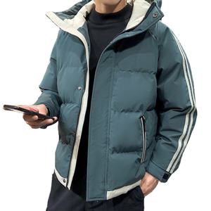Wholesale Custom Men's Stand Collar Winter Waterproof <b>Padded</b> Bubble Jacket Quilted Outdoor Custom Puffer Jacket Men - Product Image 2