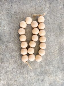 Handmade <b>Wood</b> Garland Accent For Bohemian <b>Nursery</b> Bedroom Living Room Office Interior <b>Decoration</b> - Product Image 1