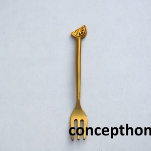 Cubiertos de latón con acabado mate y aptos para uso alimentario con mango con diseño de pájaros, juego de cubiertos de acero espejado lacado. - Product Image 3