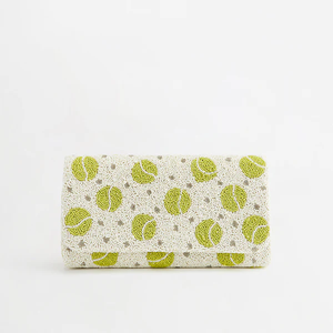Bolso de Mano Impermeable con Diseño Geométrico de Cuentas y Cadena, Elegante para Fiestas y Uso Diario - Product Image 2