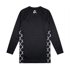 Camiseta de Compresión de Manga Larga con Diseño de Artes Marciales y Natación, Teñida con Técnica Tie-Dye - Product Image 4