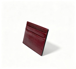 [Customised Logo] Genuine Cowhide Top Grain Leather Card Holder for Men & Women Fashion Style - Product Image 2