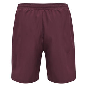 Shorts de sport unisexes écologiques, solides, pour la course à pied, l'été, respirants, imperméables, style vintage, taille élastique - Product Image 3