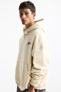 Sweat à capuche unisexe surdimensionné personnalisé OEM pour homme, style zippé, thermique, respirant, en molleton 100 % coton teint uni - Product Image 3